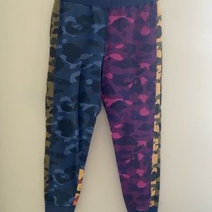 Mens Bathing Ape jogger sweatpants